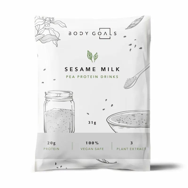 [Pre-Order] 全素豌豆蛋白飲 - 芝麻牛奶 - NutriSport