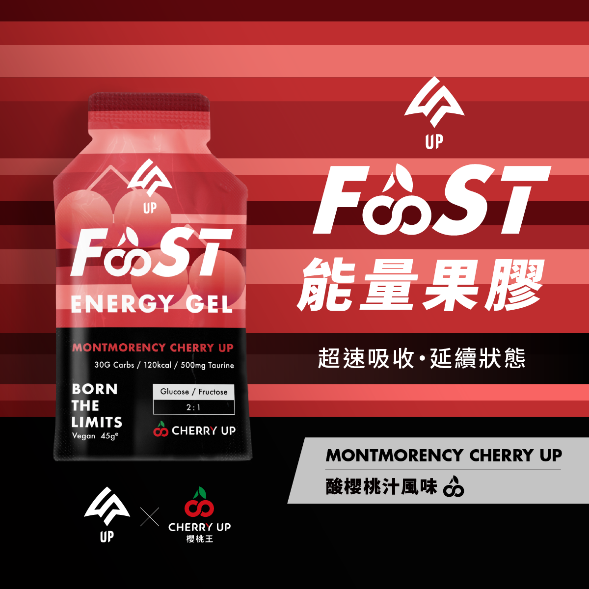[Pre-Order] UP FAST Energy Gel - 酸櫻桃汁風味 - NutriSport
