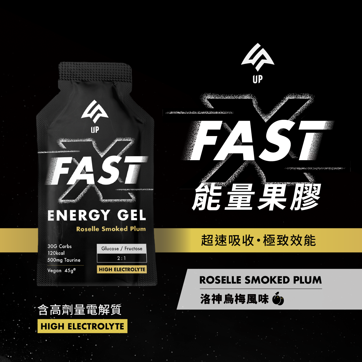 [Pre-Order] UP FAST-X Energy Gel - 洛神烏梅風味 - NutriSport